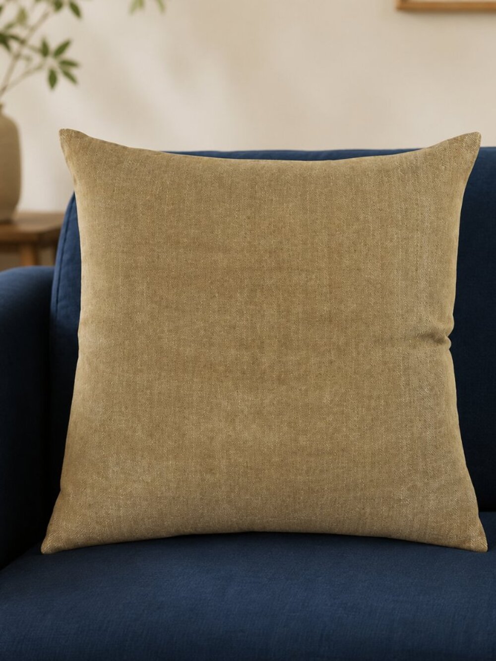 Rizzy Home Gold Solid Welted Decorative Pillow Cover